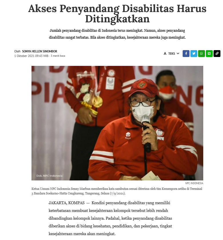 Kompas 1 October 2021