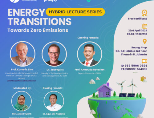 Selasa, 23 April 2024. Energy transitions towards zero emissions