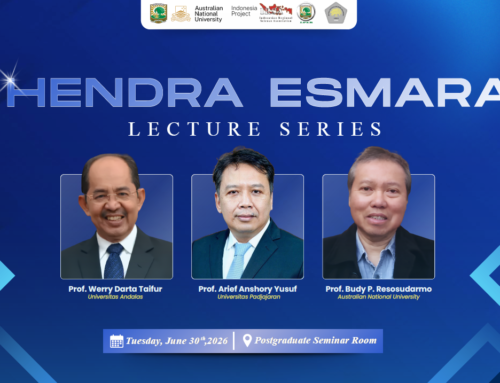 The 3rd Hendra Esmara Lecture on regional development.